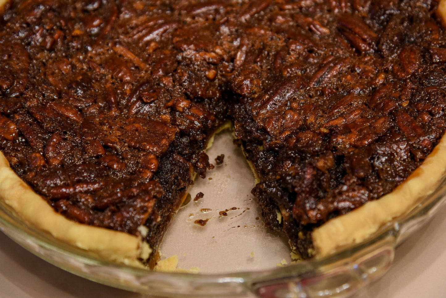 Chocolate Bourbon Pecan Pie