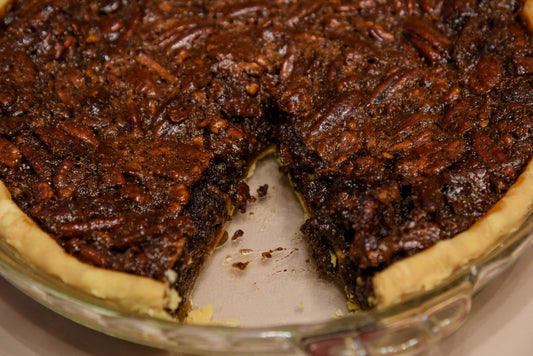 Chocolate Bourbon Pecan Pie